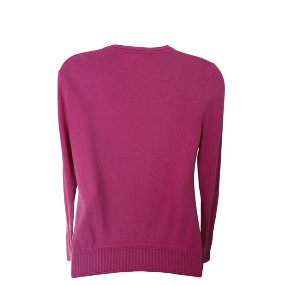 Banana Republic Pink Classic Cardigan Buttoned Down Cotton Blend S - Picture 3 of 7